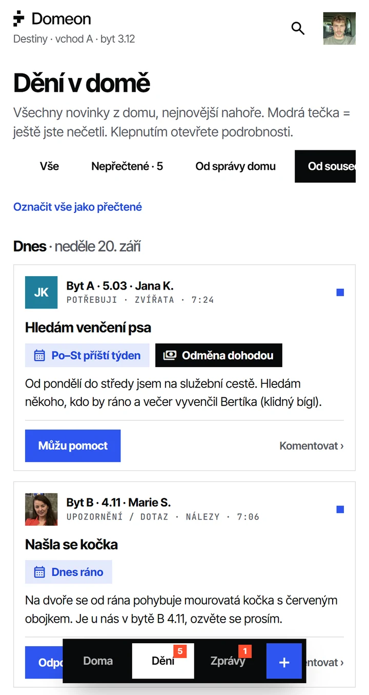 DOMEON – Dění v domě